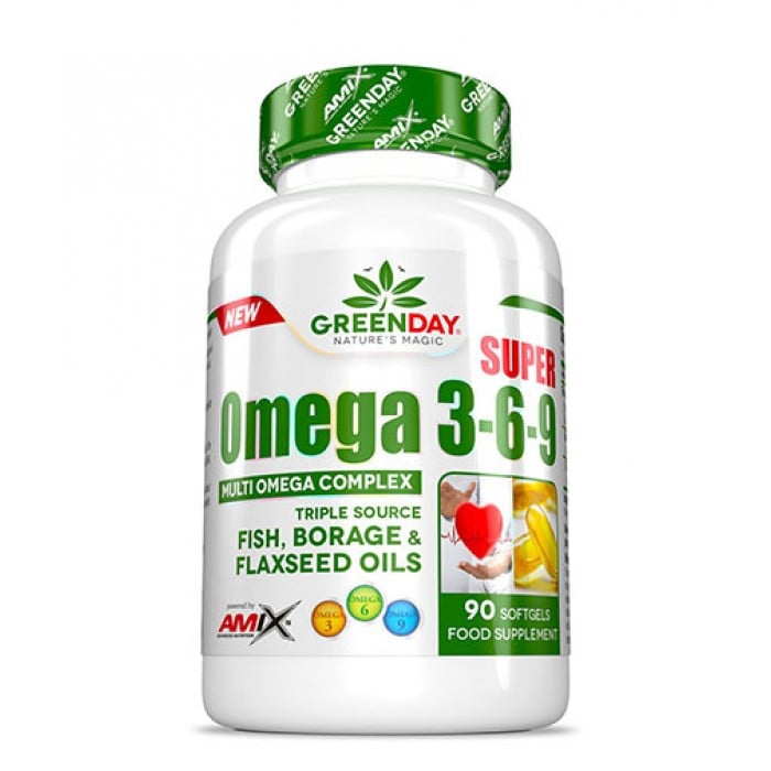 AMIX Greenday Super Omega 3-6-9 / 90 Soft.